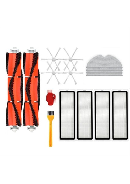 MIJIA1C 2c Mi Robot Vakum Paspas 2 STYTJ03ZHM Hepa Filtre Paspas Bezi Elektrikli Süpürge Yedek Aksesuarları (Yurt Dışından)