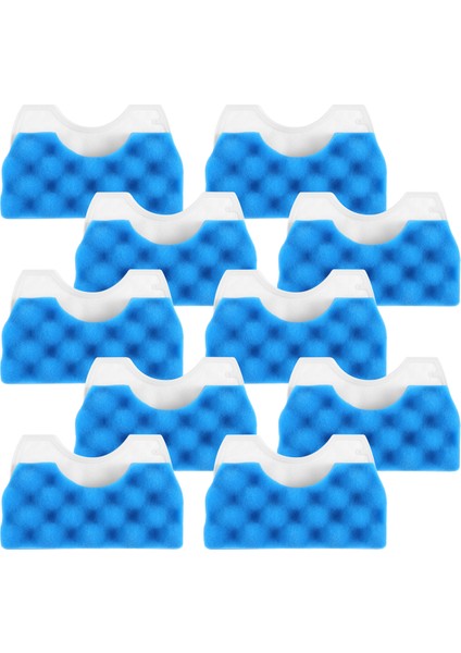 10 Set Mavi Sünger Filtre Beyaz Pamuklu Karaciğer Filtresi Samsung DJ97-01040C Serisi Elektrikli Süpürge Parçaları (Yurt Dışından)