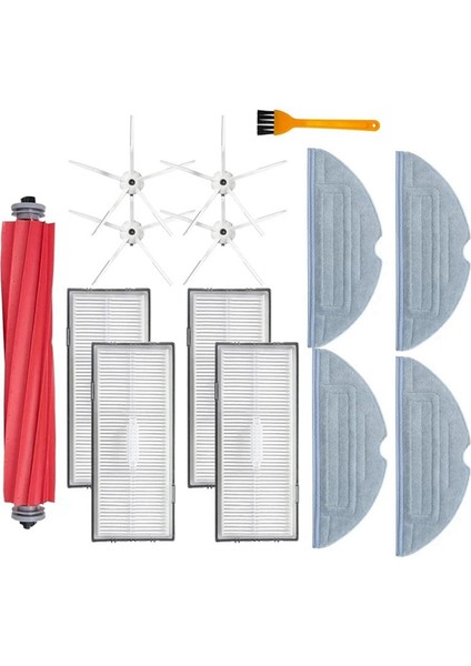 S7 S7 Max T7S / T7S Plus Hepa Filtre Paspas Bezi Elektrikli Süpürge Parçaları Aksesuarları, Beyaz (Yurt Dışından)