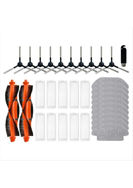 S10 S12 T12 B106L Mi Robot Vakum Paspas Pro/paspas P/paspas 2s STYJ02YM V2 Se Parçaları Ana Yan Fırça Filtresi (Yurt Dışından)