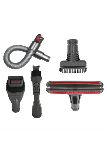 Dyson V6/DC35/DC44/DC58 Elektrikli Süpürge Hortumu Için 5 Adet Yedek Fırça Ataşmanı Kanepe Emiş Başlığı Düz Başlık (Yurt Dışından)
