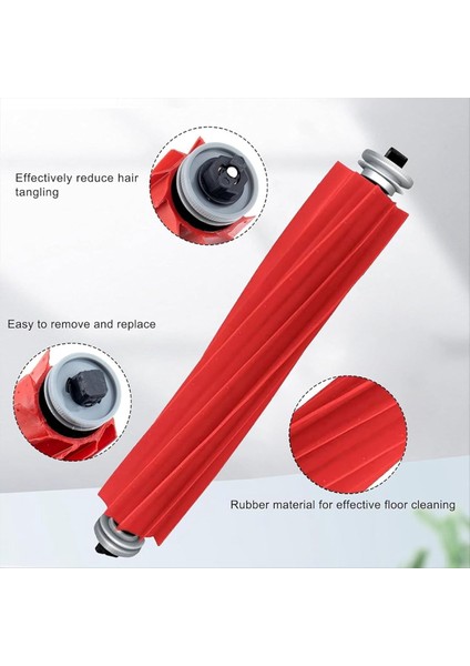 Roborock Qv 35A / Qr 798 / Qr 598 Elektrikli Süpürge Için Aksesuar Seti Ana Yan Fırçalar Hepa Filtreler Toz Torbaları Paspas Pedleri (Yurt Dışından) fırsatları