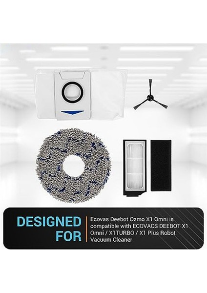 Uygun Cobos X1OMNI Turbo Süpürme Robotu Aksesuarları Yan Süpürme Filtresi Paspas Pedi Toz Torbası Yedek Aksesuarlar (Yurt Dışından) modelleri