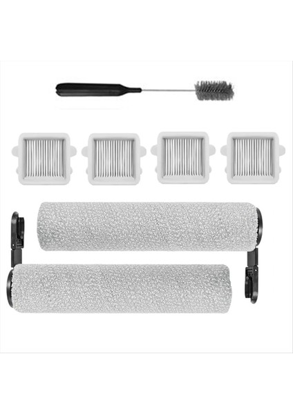 Roborock F25 / F25 Ace Elektrikli Süpürge Aksesuarları Için Yedek 2x Silindir Fırça ve 4x Hepa Filtresi (Yurt Dışından)