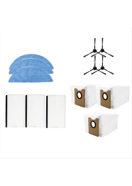 Ecovacs Yeedi Y1 Plus Otomatik Boşaltma Robot Süpürgesi Için 13 Parça Gelişmiş Temizlik Verimliliği Aksesuarları (Yurt Dışından) fiyatları