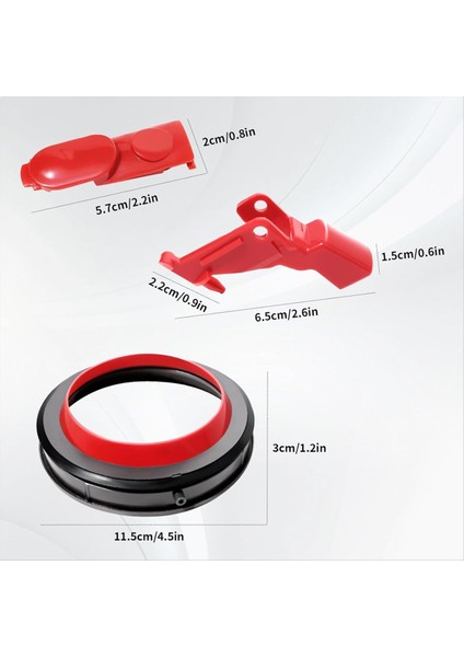 Dyson V11 Elektrikli Süpürge Yedek Parça Kiti (Sızdırmazlık Halkası, Klips Mandalı, Serbest Bırakma Anahtarı ve Tornavida Dahil) (Yurt Dışından) modelleri