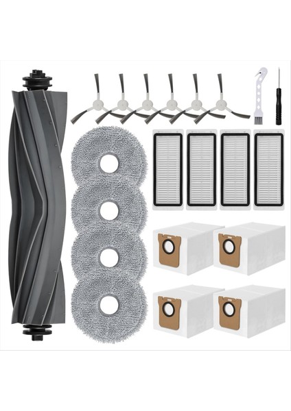 L20 Ultra / X20 Pro / X20 Robot Parçaları, Ana Fırça Toz Torbaları, Hepa Filtreleri Için Aksesuar Kitinin Değiştirilmesi (Yurt Dışından)