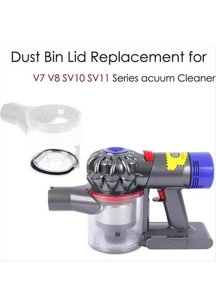 V7 V8 Için Vakum Filtresi + Sızdırmazlık Halkası ile Toz Kutusu Kapağı Elektrikli Süpürge Kir Kabı Yedek Parçalar Ön Filtreler (Yurt Dışından) fırsatları