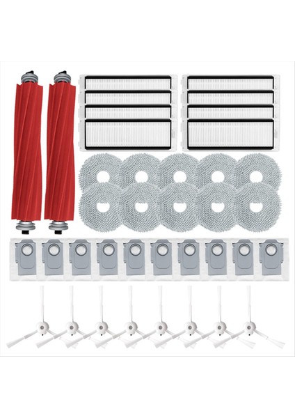 P10/Q Yedek Parça Ana Yan Fırça Hepa Filtre Paspas Bezleri Toz Torbası Robot Süpürgeler Temizleyici Aksesuarları (Yurt Dışından)