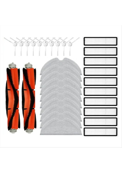 D9 / D9 Max / L10 Pro / Trouver Lds Bulucu Robot Vakum Ana Yan Fırça Paspas Filtresi Yedek Parça Aksesuarları (Yurt Dışından)