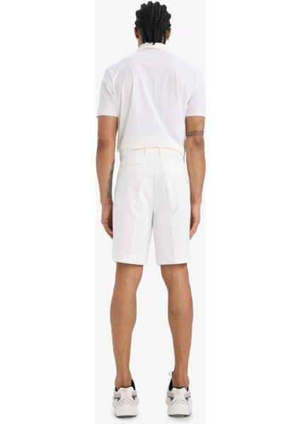 Fit Standart Fit Sporcu Kısa Paça Dokuma Şort