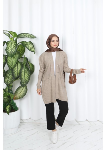 Kuşgözü Detaylı Bağcıklı Hırka indirimleri