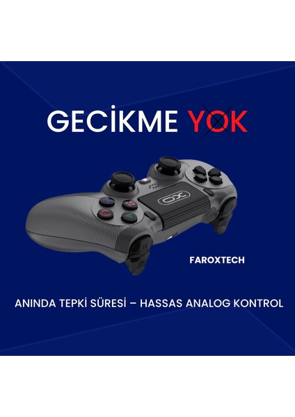 Ps4 Kablosuz Gp6 Bluetooth Gamepad Joystick 6 Eksen Titreşimli Pc Android Ios Uyumlu modelleri