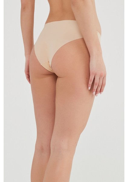 #İzbırakmaz Smooth Ten Rengi Slip Külot