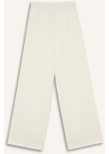 Regular Fit Beli Lastikli Plaj Pantolonu-Fall in Love