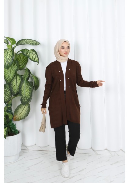 Kuşgözü Detaylı Bağcıklı Hırka fırsatları