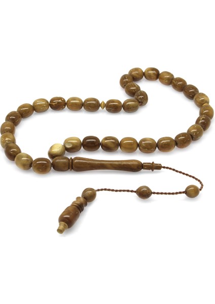 Sistemli Tombul Kapsül Kesim Kahverengi Kuka Tesbih modelleri