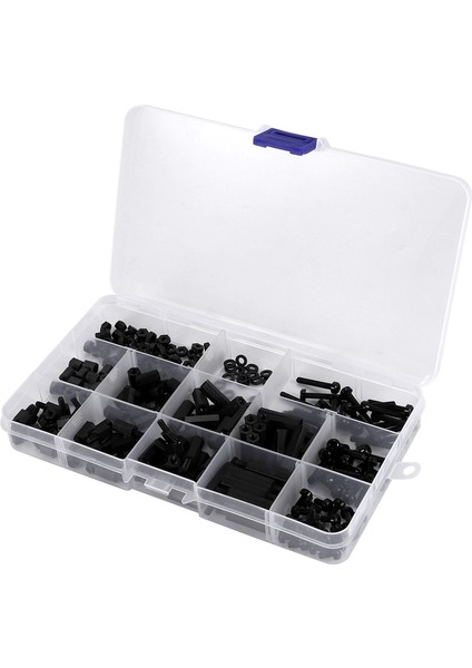 260PCS M3 Erkek Kadın Naylon Hex Ara Çıkarma Stand -Vida Somun Dişli Pillar Pcb Anakart Ürünlü Çiftlik Kiti (Yurt Dışından) fırsatları