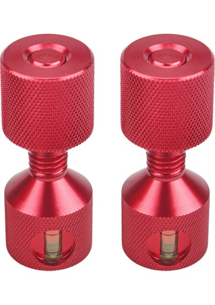 Iki Delikli Pim 1-1/8inch Alüminyum 6061 2 Delik Flanşı Hizalama Pimi Seviye Kırmızı ile (Yurt Dışından)