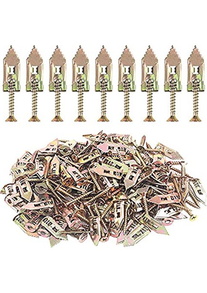 Alçıpan Kendi Kendini Delme Ankrajları Vidalı, Duvar Yalıtım Tahtası Için Uygun Vidalı Içi Boş Duvar Ankraj Kiti, Raf (Yurt Dışından)