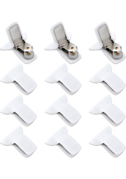 12 Adet Yorgan Için Yorgan Klipleri, Güçlü Tutucu Battaniye Yorgan Bağlantı Elemanları Köpük Metal Yastıklı Yorgan Kapak Klipsleri (Yurt Dışından)