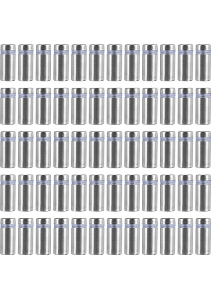 60 Pcs Işaret Standoff Vidaları Reklam Vidaları Paslanmaz Çelik Duvar Standoff Montajlar Cam Sanat Eseri Için Cam Akrilik Çivi (Yurt Dışından)