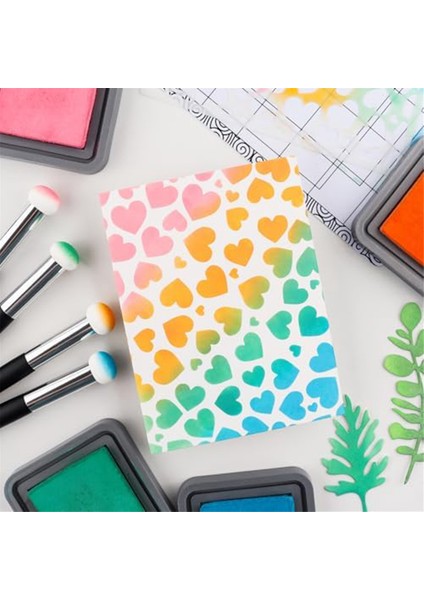 8 Adet/paket Sünger Aplikatörleri, Kart Yapımı Için Mini Kağıt Pouncers, Kartı Yapım Aracı Harmanlama, Mürekkep Ihtiyaçları Için (Yurt Dışından) modelleri