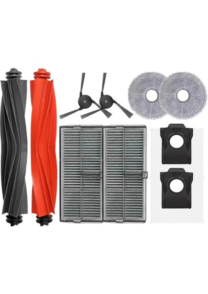 Dreame X40 Pro Ultra Robot Vakum Süpürücü Ana Yan Fırça Hepa Filtre Mop Toz Torbaları Yedek Parçalar Için Aksesuarlar (Yurt Dışından)