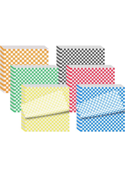 240PCS Damalı Mumlu Kağıt Kağıt Sayfalar Gıda Kağıdı Ekmek Sepet Astarları Sandviç Sarma Kağıdı (Yurt Dışından)