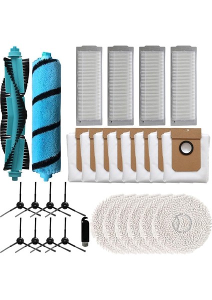 Cecotec Conga 11090 Robot Vacum Seğerleri Ana Sade Fırch Hepa Filtresi Mop Bez Tuz Torbaları Aksesuarları (Yurt Dışından)
