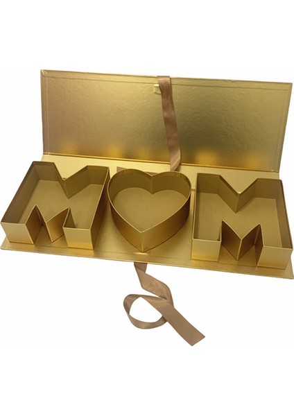 Anneler Günü Çiçek Kutusu Boş Çiçek Hediye Kutusu Doldurulabilir Ambalaj Karton Anne Şeklinde Hediye Kutusu Çiçek Anneler Günü, A (Yurt Dışından)