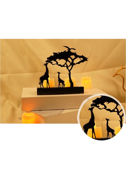 Metal Ev Dekorasyonu, Avrupa Basit Demir Sanat Dekorasyonu Gecesi Atmosfer Sahne Ev Masa Raf Dekorasyon (Yurt Dışından) fırsatları