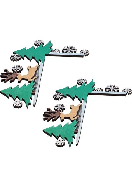 Noel Kapısı Toppers Dekor, Üst Kapı Çerçeve Köşe Işaret Süslemeleri, Ev Dekoru Için Ev Çerçevesi Dekoru Süsleme J (Yurt Dışından) fiyatları