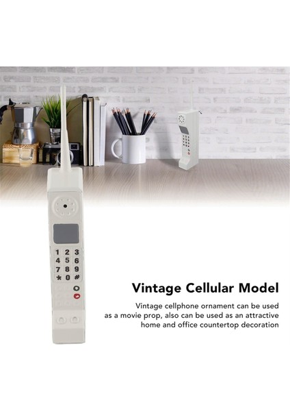 Retro Kablosuz Telefon Ahizesi, Eski Vintage Retro Cep Telefon Maketası, Retro Simülasyon Fotoğrafçılık Dersleri (Yurt Dışından) fırsatları