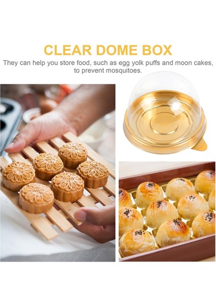 200PCS Buah Kotak Makanan Penupup Mını Wadah Cupcake Pasta Kemasan Kue Kotak Pesta Pernikahan Perlengkapan Hadiah Natal (Yurt Dışından)