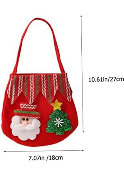 Noel Çocuk Hediyeleri Çantalar Noel Şeker Hediye Çantası Karikatür Depolama Çantaları Noel Şeker Çantası (Yurt Dışından) fırsatları