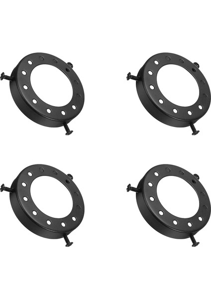 4pcs Lamba Tesisatçı Retro Retro Kolye Işık Tutucu Avize Duvar Lambası Aksesuarları 70X13MM/2.76X0.51IN, Siyah (Yurt Dışından)