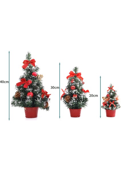 Mini Masa Üstü Ağacı Ev Noel Küçük Masaüstü Dekorasyon Partisi Süs Ailesi, Mavi (Yurt Dışından) fiyatları