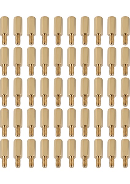 50 Pcs M3 Erkek x M3 Dişi 11MM Uzunluğunda Pirinç Vidalı Iplik Pcb Stand-Off (Yurt Dışından) fiyatları