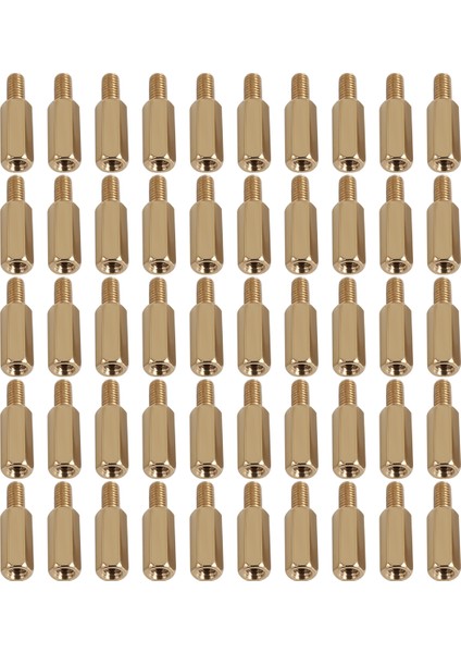 50 Pcs M3 Erkek x M3 Dişi 11MM Uzunluğunda Pirinç Vidalı Iplik Pcb Stand-Off (Yurt Dışından) modelleri