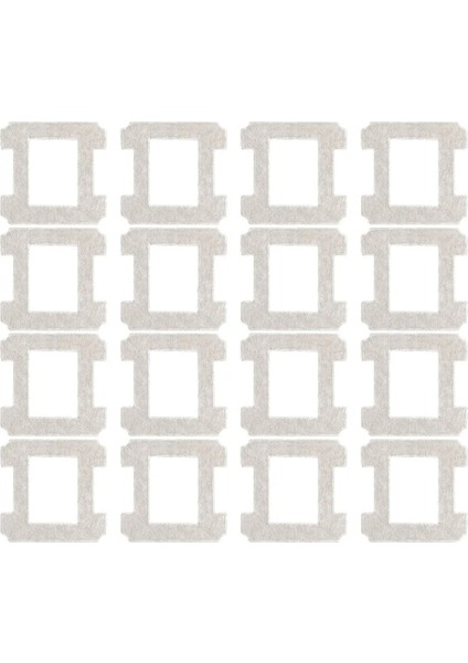 Ecovacs Için Uyumlu W2 Pro / W2 Omni Mop Bezler Rag Pad Pencere Robot Temizleyici Yedek Parçalar Aksesuarları 16PCS (Yurt Dışından)