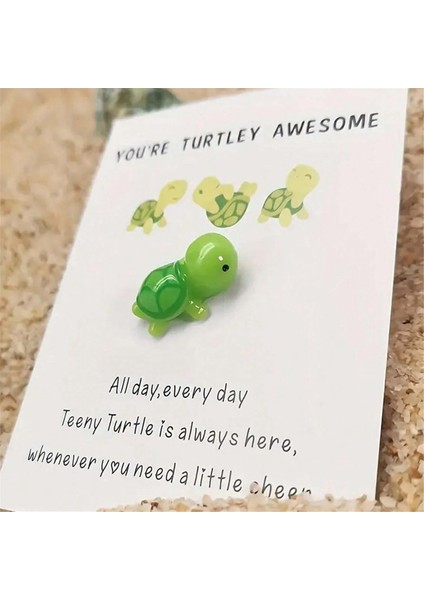 El Yapımı Duygusal Destek, Sen Turtley Harika, Kaplumbağa Motivasyon Hediyesi, Sevimli Mini Yeşil Kaplumbağa Dekorasyonu (Yurt Dışından) fiyatları