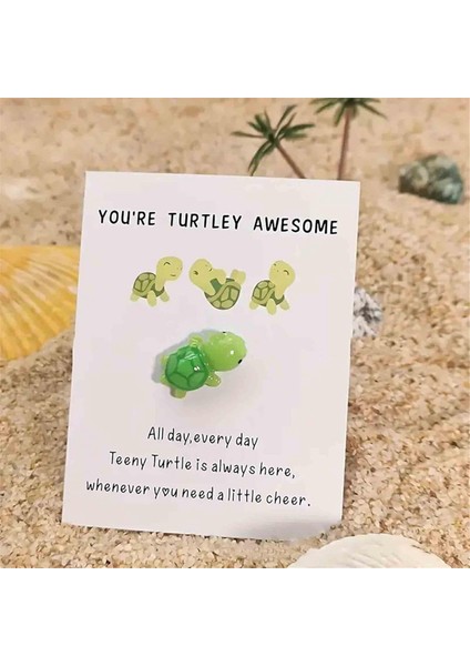 El Yapımı Duygusal Destek, Sen Turtley Harika, Kaplumbağa Motivasyon Hediyesi, Sevimli Mini Yeşil Kaplumbağa Dekorasyonu (Yurt Dışından) indirimleri