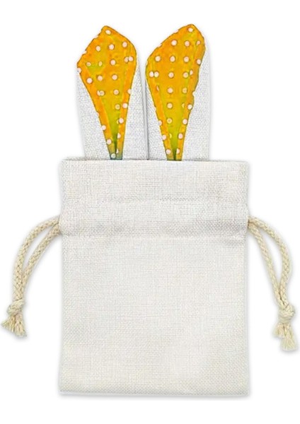 4pcs Süblimasyon Drawstring Şeker Çantaları Paskalya Drawstring Çanta Isı Transfer Baskı Çantası Paskalya Şeker Çantaları (Yurt Dışından)