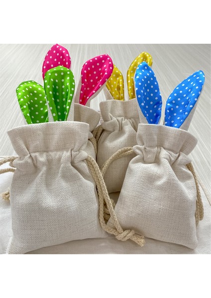 4pcs Süblimasyon Drawstring Şeker Çantaları Paskalya Drawstring Çanta Isı Transfer Baskı Çantası Paskalya Şeker Çantaları (Yurt Dışından) fırsatları