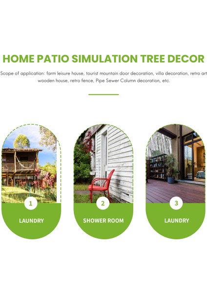 Yapay Kabuk Dekorasyonu Gerçek Kurutulmuş Çam Ağacı Kabuğu Dıy Festivali Için Yapay Yosun ile Ev Parti Duvar Süslemesi (Yurt Dışından) fırsatları