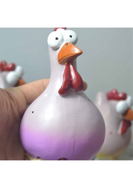 Reçine Horoz Açık Heykelleri Komik, Su Geçirmez ve Uygun Avlu, Bahçe, Balkon Dekorasyon Pembe Solmaz (Yurt Dışından) modelleri
