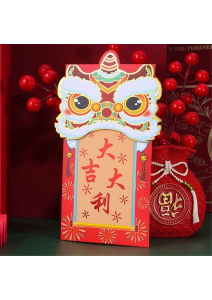 Çin Kırmızı Zarf Bahar Festivali Yeni Yıl Şanslı Para Zarfları, 16 Adet Çin Tarzı Tasarım Renkli Zarflar (Yurt Dışından) indirimleri