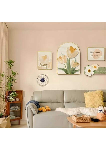 1pcs Ultra Kalınlıkta Rustik Duvar Dekoru, Ahşap Çerçeve Demir Çiçek Çiftlik Evi, Açık Hava Için Asılı Dekorasyon, Yatak Odası Yeşili (Yurt Dışından) fırsatları