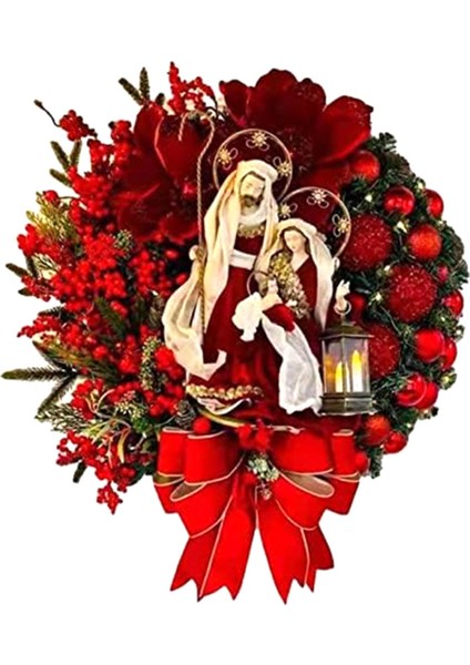 Noel Çelenk, Yay Çelengi, Ön Kapı, Duvar, Bahçe, Yatak Odası Için Mevsimsel Süs Christma Dekorasyonu (Yurt Dışından)
